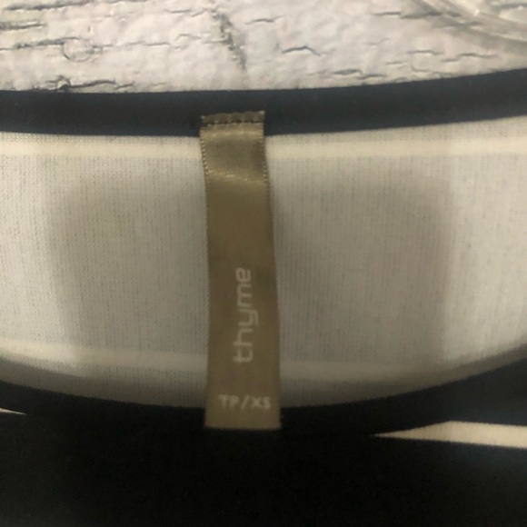 Thyme Maternity XS striped dress - Picture 3 of 3